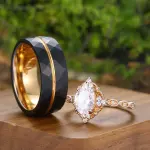 Rose Gold Couple Rings