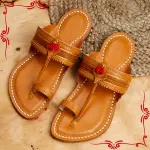 Antique Kolhapuri – Handcrafted Tan Finish