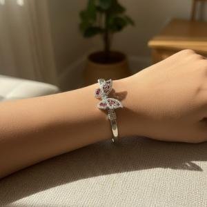 Red Butterfly Bracelet