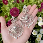 Silver Pearl Earrings