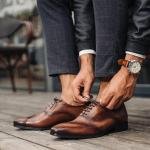 FlexWalk Brogues – Perforated Leather Design