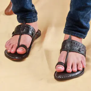 Heritage Kolhapuri Sandals – Brown Leather