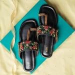 Heritage Kolhapuri Sandal – Black Deluxe Edition