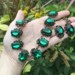 Crystal Stone Necklace Set