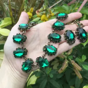 Crystal Stone Necklace Set