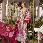 Elegant Lawn 3-Piece Suit – Pastel Bloom