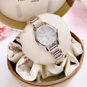 Luna Pearl Two-Tone Bracelet Watch