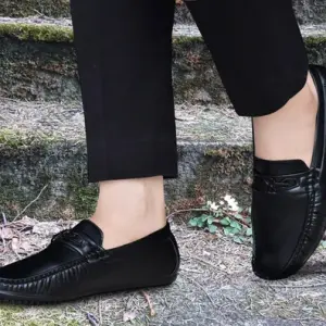 Midnight Luxe Loafers – Black Velvet for Men