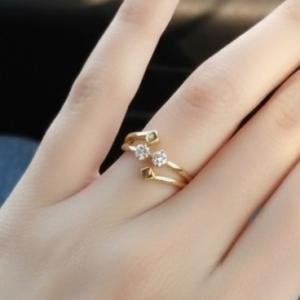 Golden Spark Ring