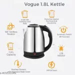 Electric Kettle 2.0L Fast Boil Stainless Steel 1500W