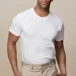Premium Crew-Neck Undershirt – White (Pack of 2)